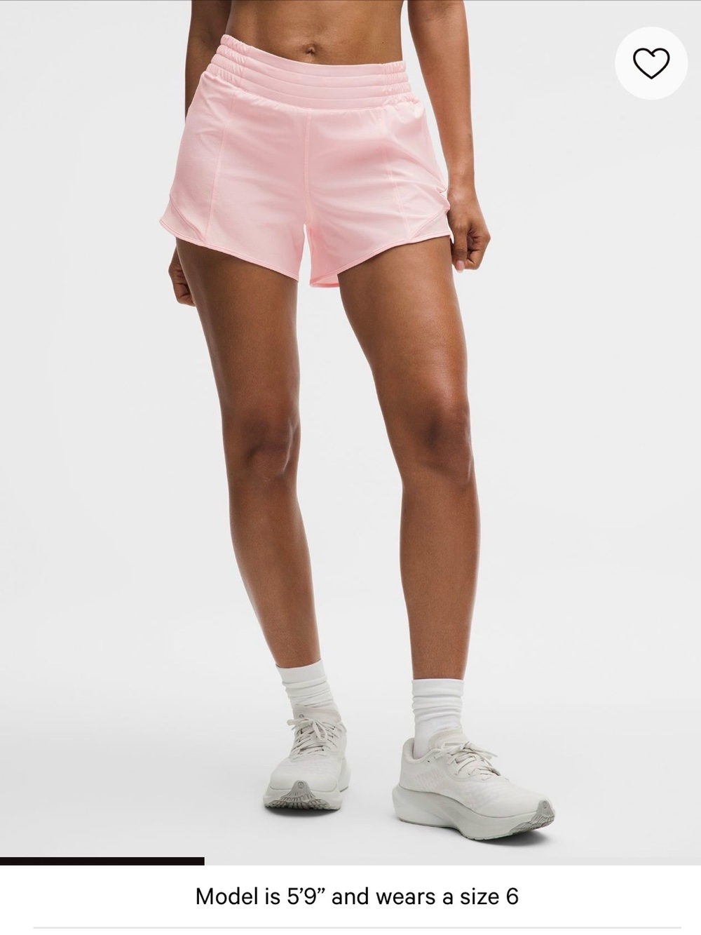 🩷 lululemon Hotty Hot High-Rise Lined Short 4” — Pink Pearl